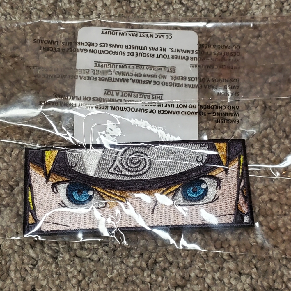 New Naruto Eyes Patch, Hot Topic